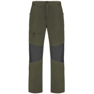 Pantalon coupe vent slim ELIDE vert militaire / plomb foncé