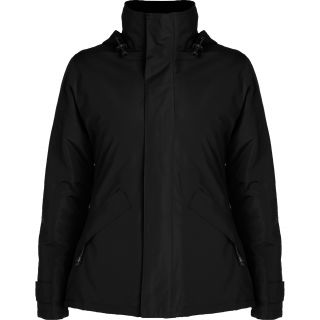 Parka femme col haut EUROPA WOMAN noir Recto