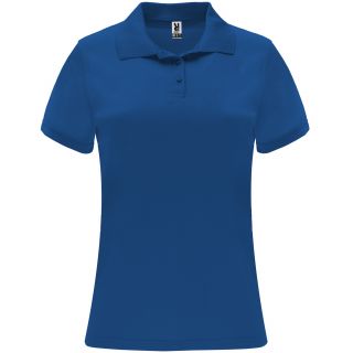 Polo manches courtes MONZHA WOMAN bleu royal