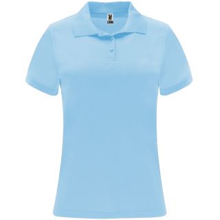 Polo manches courtes MONZHA WOMAN bleu ciel