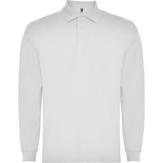Polo homme manches longues CARPE BLANC