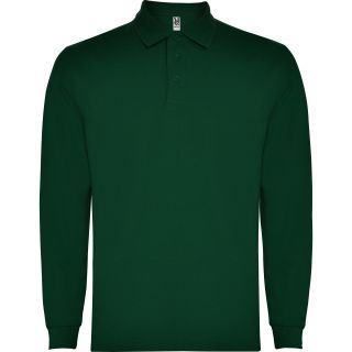 Polo homme manches longues CARPE VERT BOUTEILLE