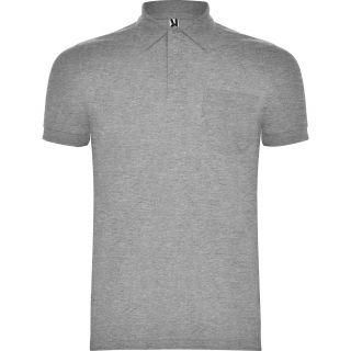 Polo manches courtes CENTAURO gris chiné