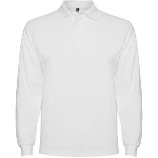 Polo manches longues ESTRELLA L/S blanc