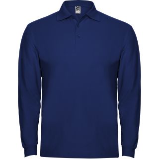 Polo manches longues ESTRELLA L/S bleu royal