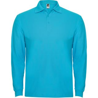 Polo manches longues ESTRELLA L/S turquoise