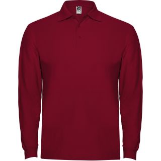 Polo manches longues ESTRELLA L/S grenat