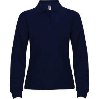Polo femme manches longues ESTRELLA WOMAN L/S marine