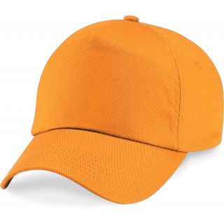 Casquette 5 panneaux originale B10 - Orange