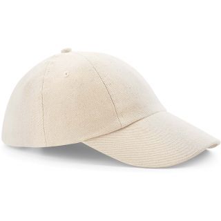 Casquette profil bas en coton drill B58 - Natural