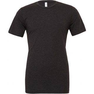 T-shirt homme triblend col rond BE3413 - Charcoal - Black Triblend