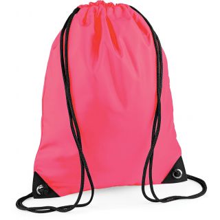Sac à dos cordelettes BG10 - Fluorescent Pink - 45 x 33 cm