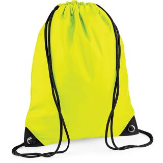 Sac à dos cordelettes BG10 - Fluorescent Yellow - 45 x 33 cm