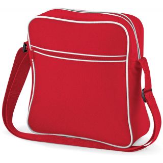 Sac bandoulière rétro BG16 - Classic Red / White-One Size