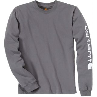 T-shirt avec logo Carhartt® manches longues EK231 - Charcoal
