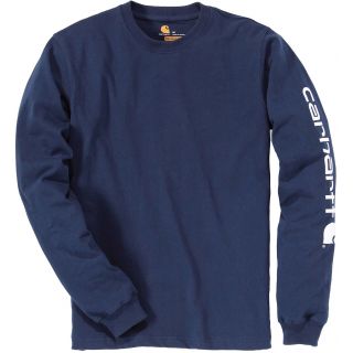 T-shirt avec logo Carhartt® manches longues EK231 - Navy