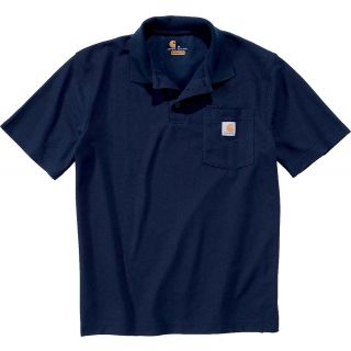 Polo homme Contractor Carhartt K570 - Navy