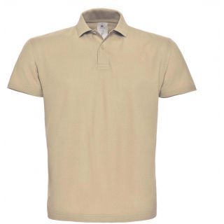 Polo homme manches courtes ID.001 PUI10 - Sand