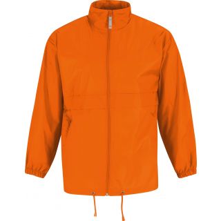 Coupe vent homme sirocco JU800 - Orange de face