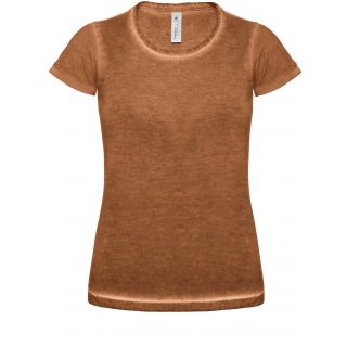 T-shirt femme DNM plug in TWD71 - Rusty Clash