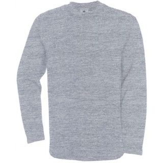 Sweat-shirt homme Open Hem WU610 - Heather Grey