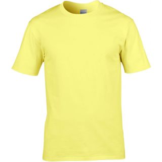 T-shirt homme col rond premium GI4100 - Cornsilk