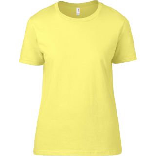 T-shirt femme col rond premium GI4100L - Cornsilk
