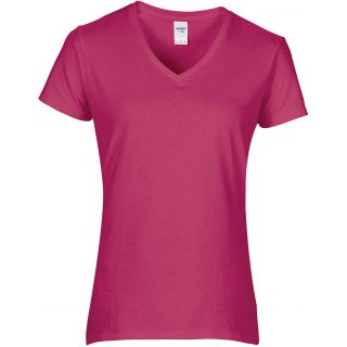 T-shirt Femme Col V Premium GI4100VL - Heliconia