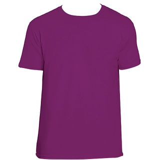 T-shirt homme col rond softstyle 6400 - Berry