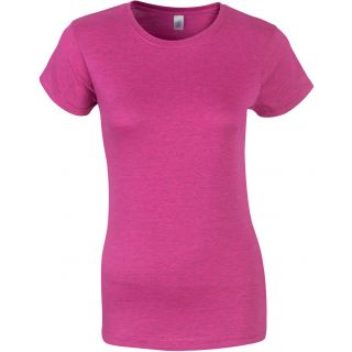 T-shirt femme col rond softstyle 6400L - Antique Heliconia