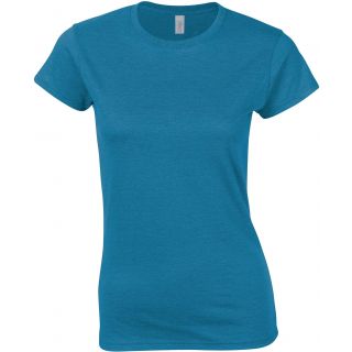 T-shirt femme col rond softstyle 6400L - Antique Sapphire