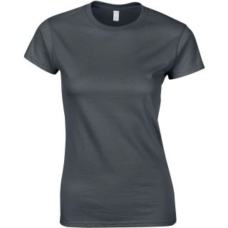 T-shirt femme col rond softstyle 6400L - Charcoal