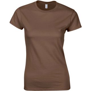 T-shirt femme col rond softstyle 6400L - Chestnut