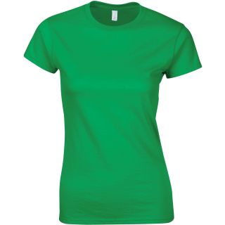 T-shirt femme col rond softstyle 6400L - Irish Green