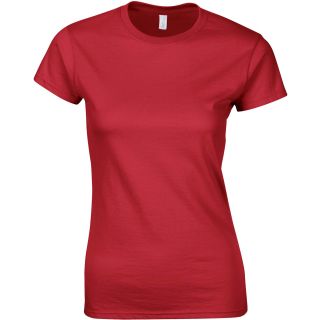 T-shirt femme col rond softstyle 6400L - Red