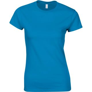 T-shirt femme col rond softstyle 6400L - Sapphire