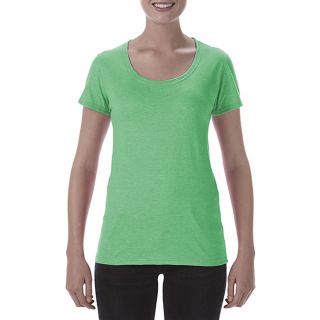 T-shirt femme Softstyle® Deep Scoop 64550L - Heather Irish Green
