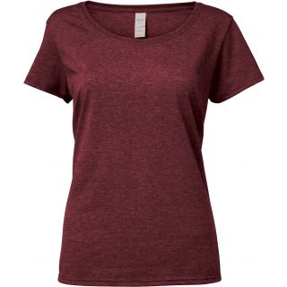 T-shirt femme Softstyle® Deep Scoop 64550L - Maroon