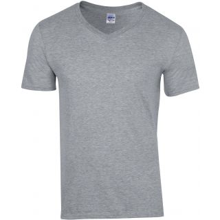 T-shirt homme col V Softstyle GI64V00 - RS Sport Grey