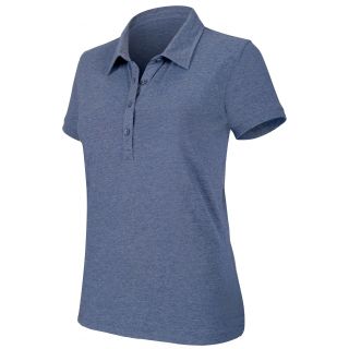 Polo femme manches courtes "mélange" K208 - Blue Heather