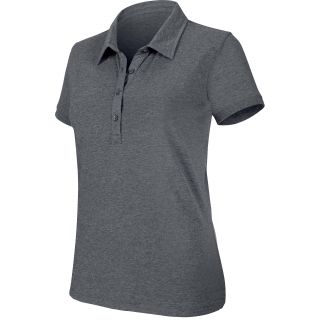 Polo femme manches courtes "mélange" K208 - Dark Grey Heather