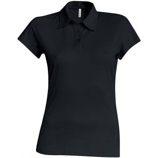 Polo femme jersey K238 - Black