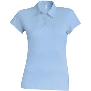 Polo femme jersey K238 - Sky Blue