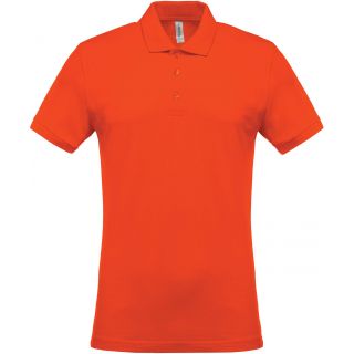Polo homme piqué manches courtes K254 - Orange