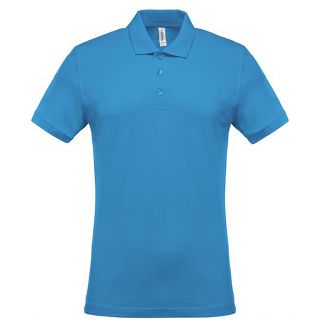 Polo homme piqué manches courtes K254 - Tropical Blue
