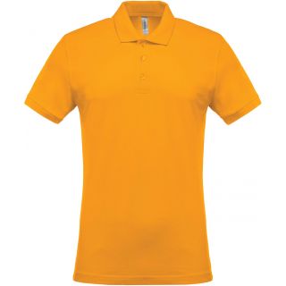 Polo homme piqué manches courtes K254 - Yellow