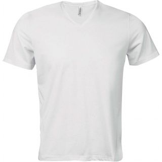 T-shirt homme col V manches courtes Calypso K353 - White