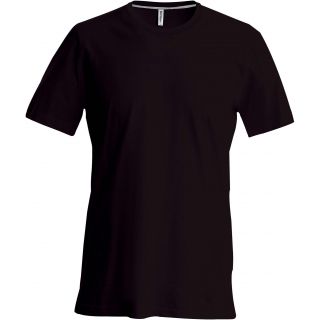 T-shirt homme col rond manches courtes K356 - Chocolate