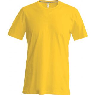 T-shirt homme col rond manches courtes K356 - Yellow