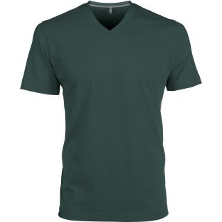 T-shirt homme manches courtes col V K357 - Forest Green